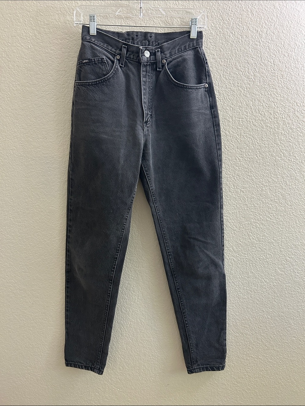 Vintage Lee Washed High-Rise Jeans